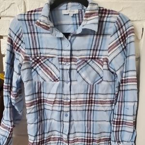 Blue flannel